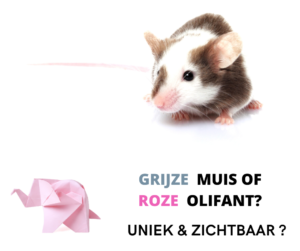 grijze muis of roze olifant